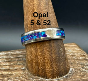 You are My Heart Memorial Ring - Titanium Band