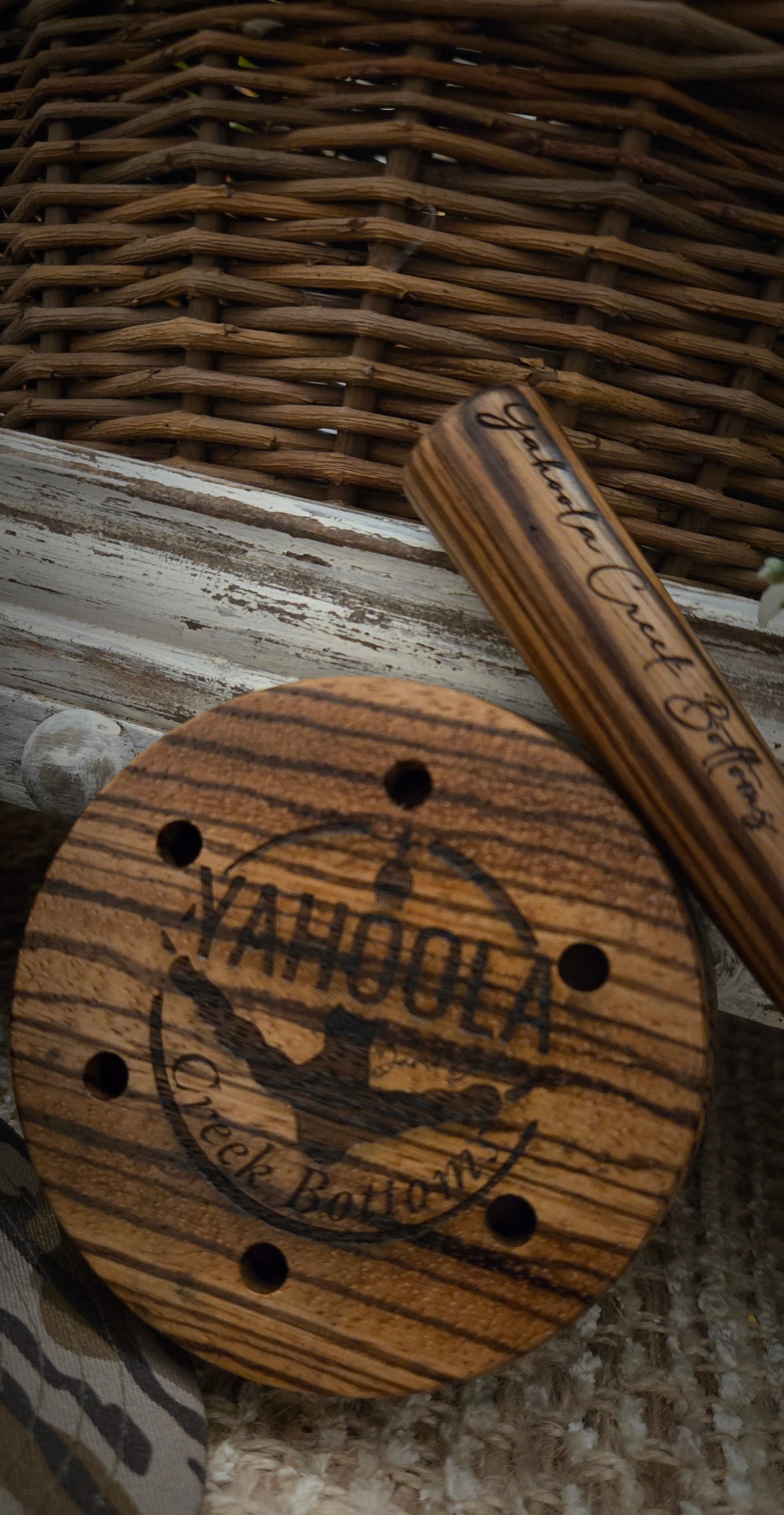 Big Sexy Zebrawood Slate Pot Call