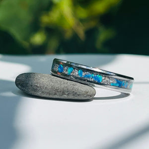 The Taz Opal and Ash Memorial Ring