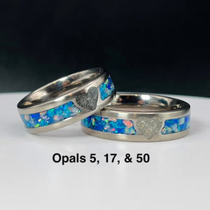 You are My Heart Memorial Ring - Titanium Band