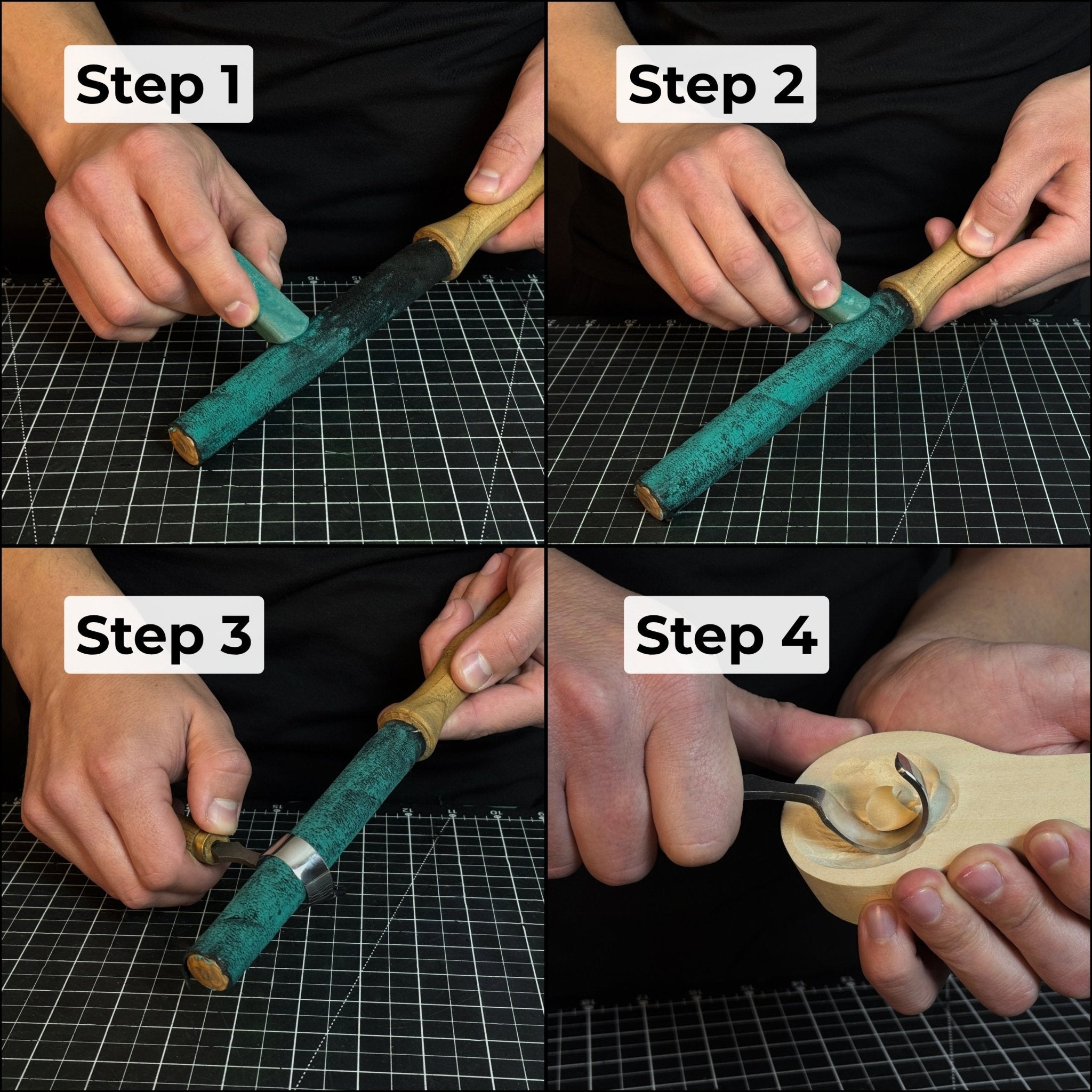 Round Leather Strop For Knife Sharpening