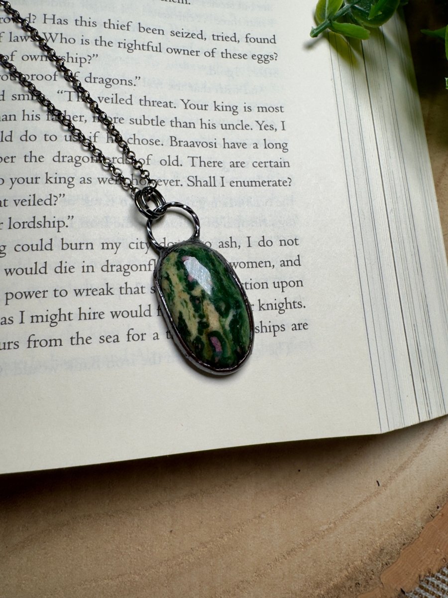 Ruby Fuchsite Necklace