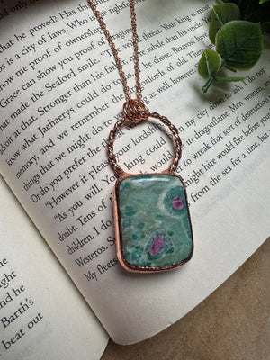 Ruby Fuschite Necklace