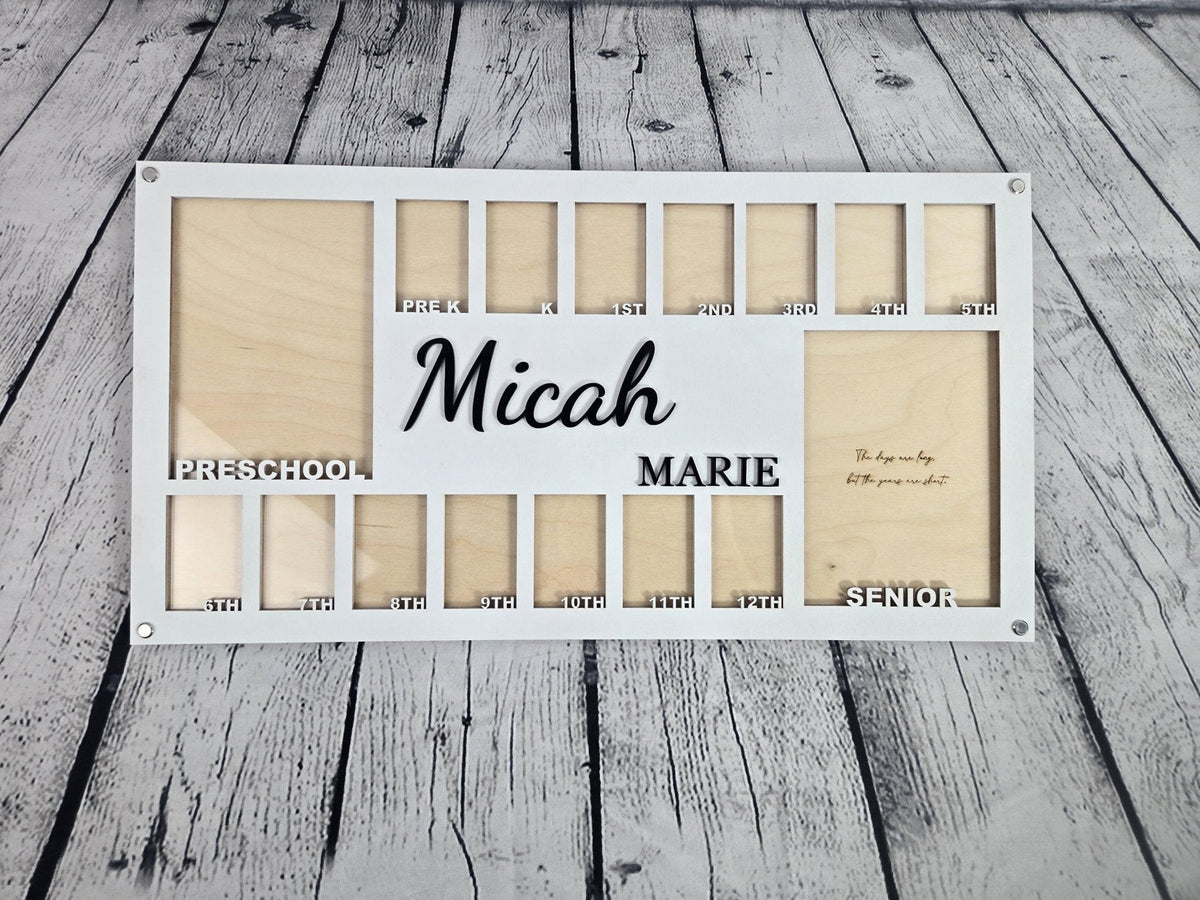 School Years Photo Frame PreSchool & PreK detail view by EverLee Creations