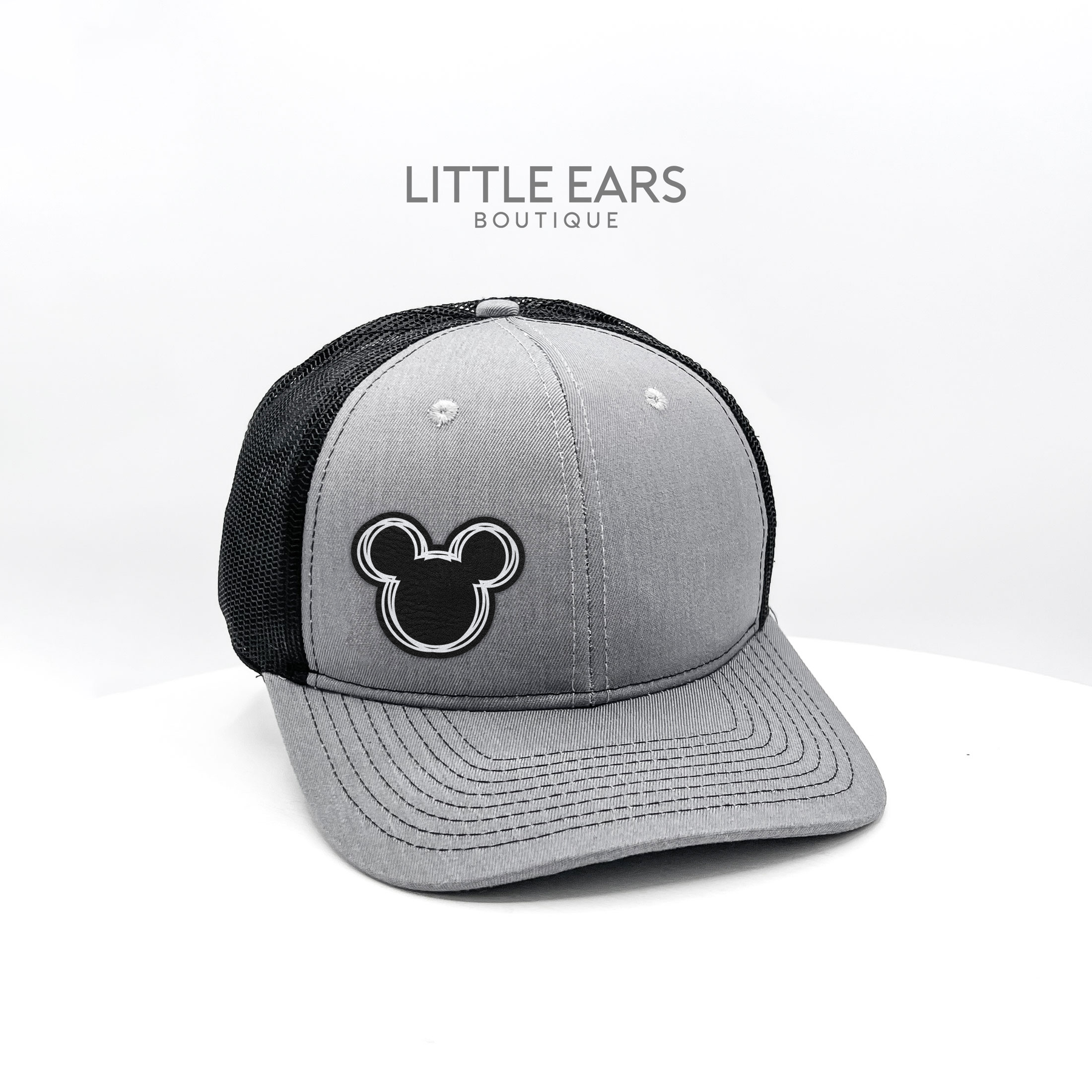 Scribbled Trucker Hats by Little Ears Boutique, Southern lifestyle apparel main product photo