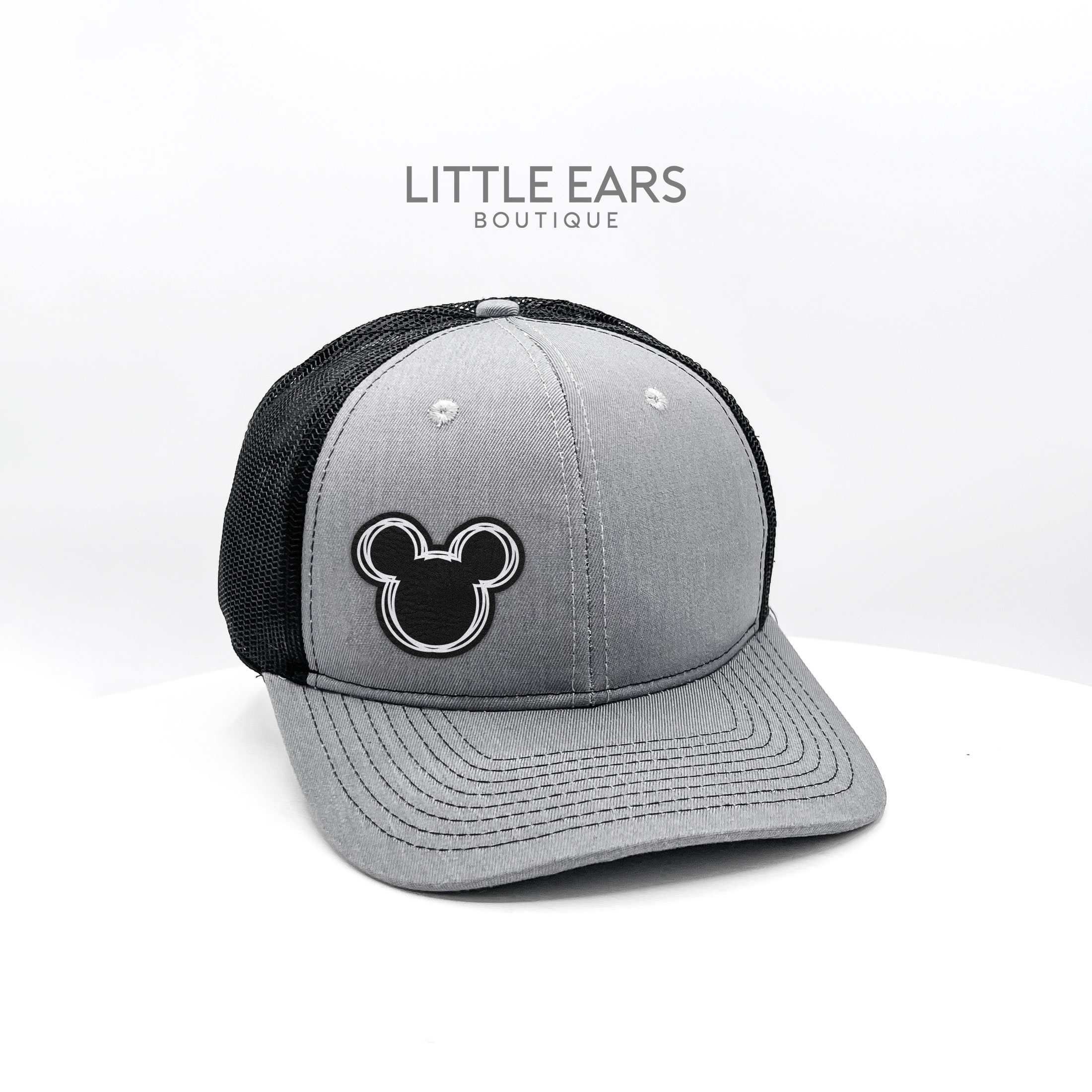 Scribbled Trucker Hats by Little Ears Boutique, Southern lifestyle apparel main product photo