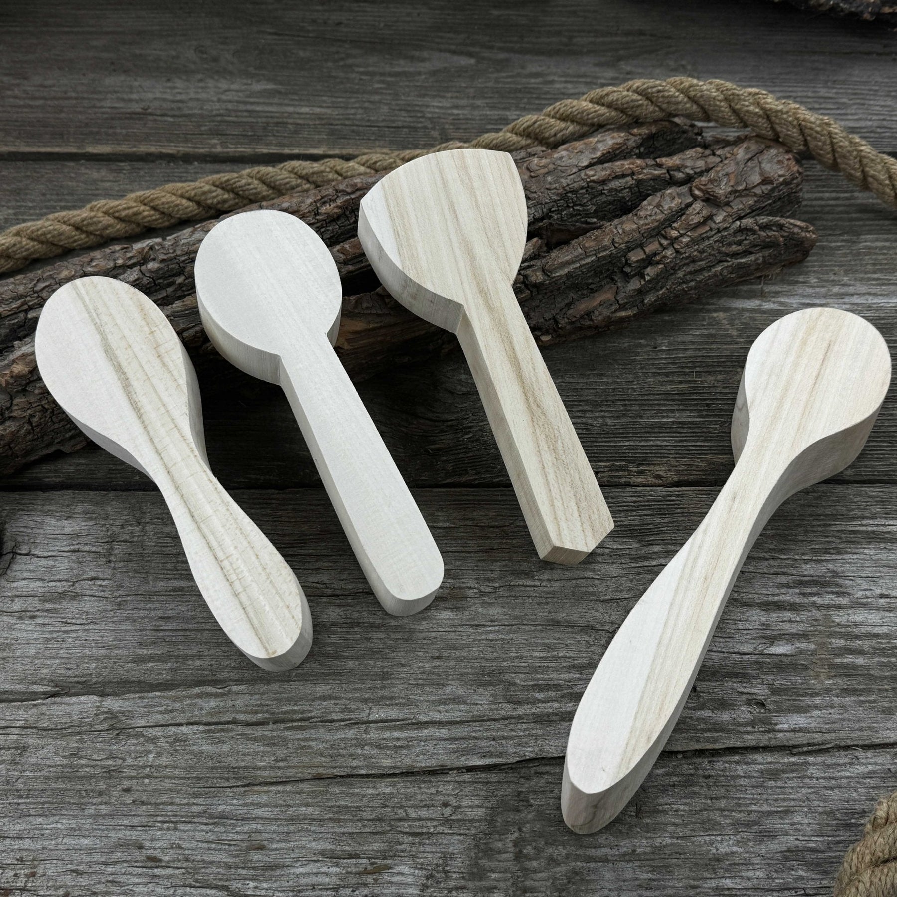 Set of 12 Linden Wood Spoon Carving Blanks