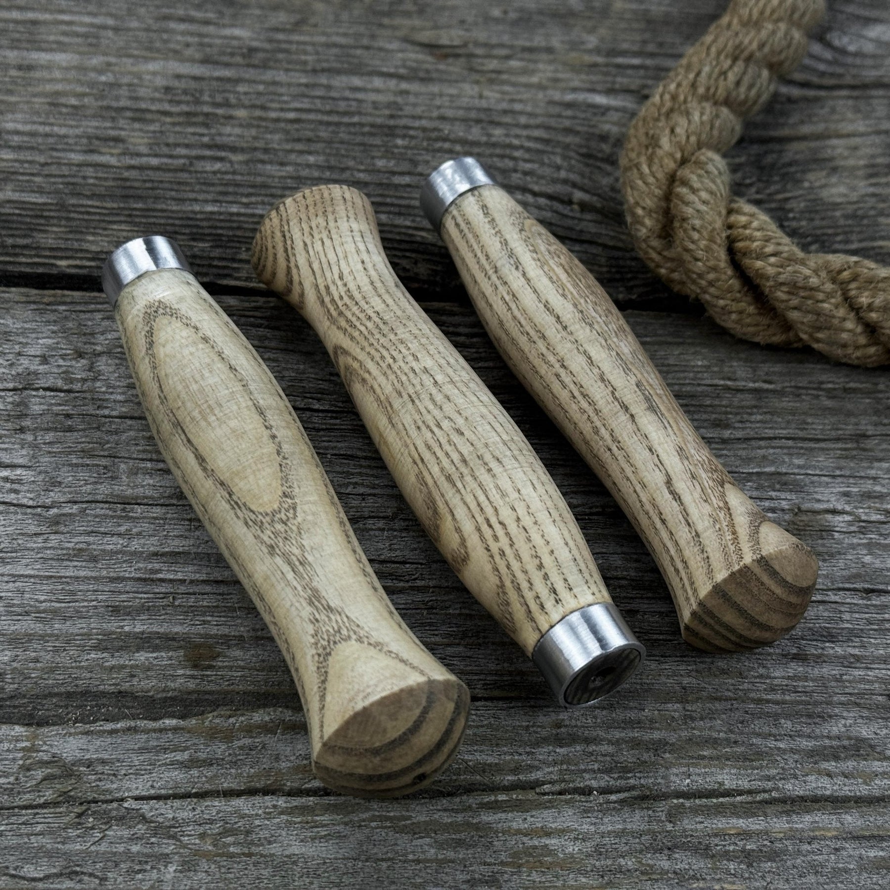 Set of 5 Ash Handles – Ideal for Carving Knives & Hand Tool Repair
