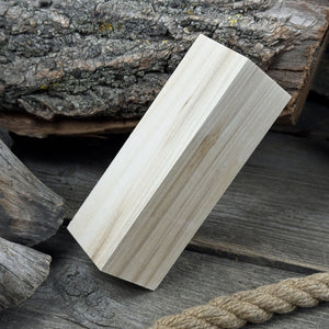 Set of 6 Large Linden Wood Carving Blanks