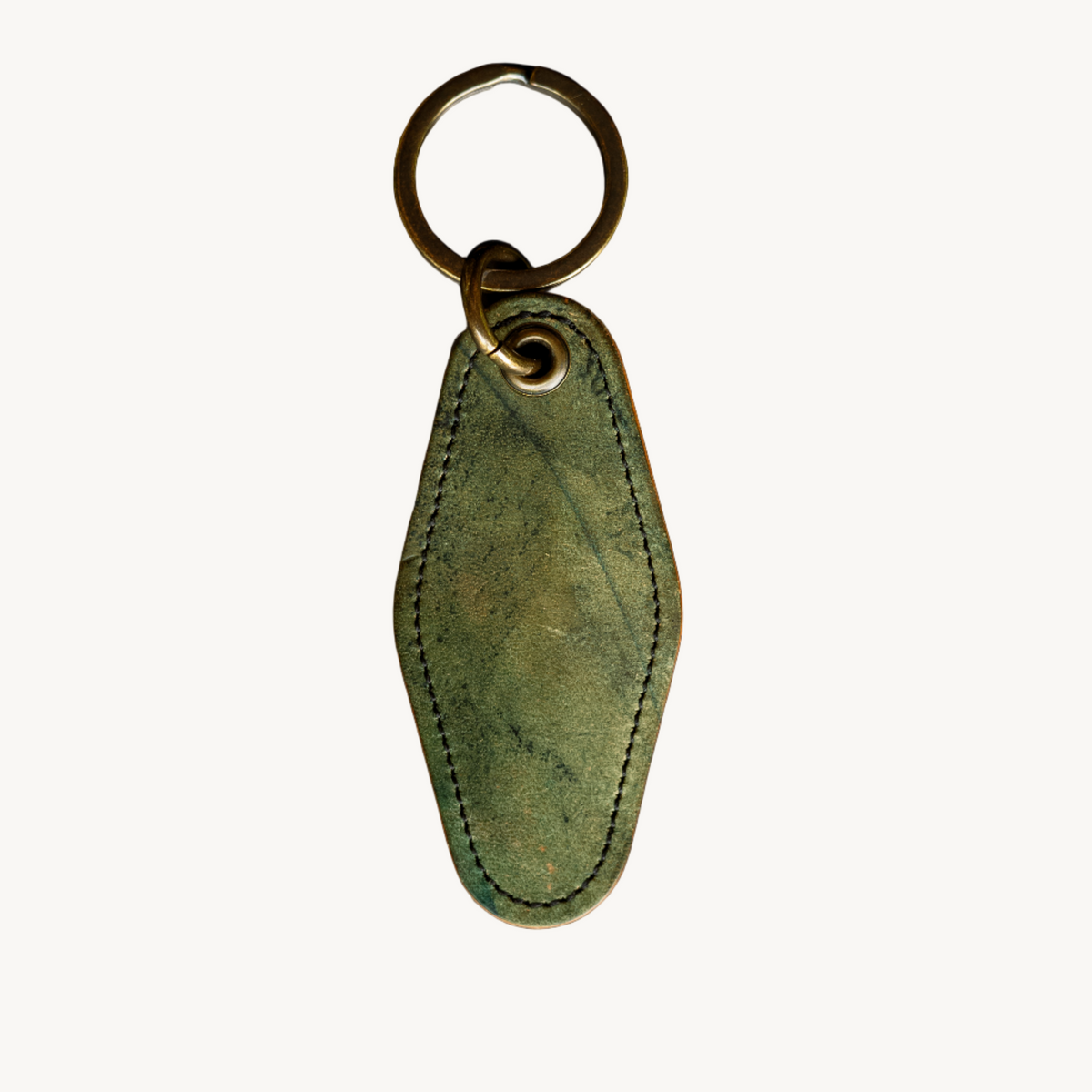 Motel Key Ring - Reverse Black Horween Shell Cordovan