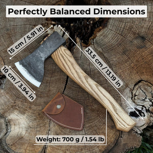 Small Carving Axe, 0.7 kg (1.54 lb)