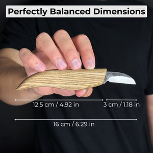 Small Chip Carving Knife, 3 cm (1.2 inches)