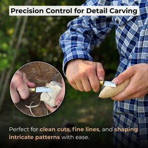 Small Chip Carving Knife, 4 cm (1.57 inches)