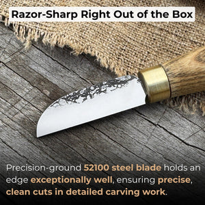 Small Chip Carving Knife, 4 cm (1.57 inches)