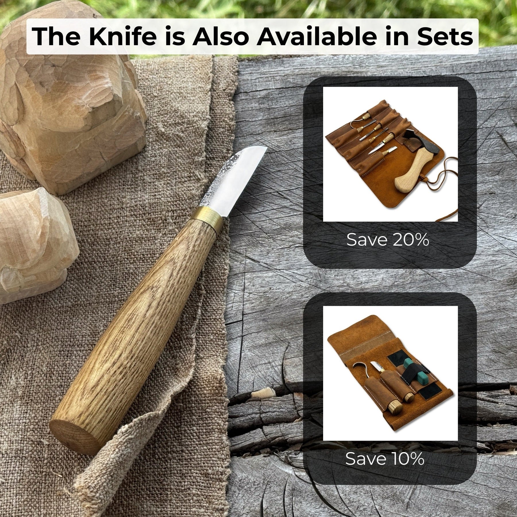 Small Chip Carving Knife, 4 cm (1.57 inches)