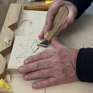Small Linden Wood Carving Board with Pre-Drawn Pattern