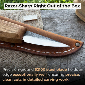 Small Sloyd Carving Knife, 5.5 cm (2.16 inches)