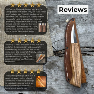 Small Sloyd Carving Knife, 5.5 cm (2.16 inches)