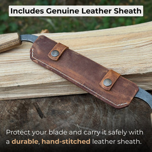 Small Straight Drawknife, 14.5 cm (5.7 inches) Cutting Edge
