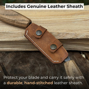 Small Straight Drawknife, 8.5 cm (3.3 inches) Cutting Edge