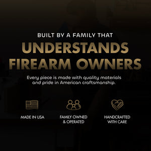 Wild Turkey Pair Gun Concealment Furniture - Handcrafted Hidden Gun Storage Wall Decor - Hidden Safe Furniture with Magnetic Lock for Quick Access & Storage - Made in USA