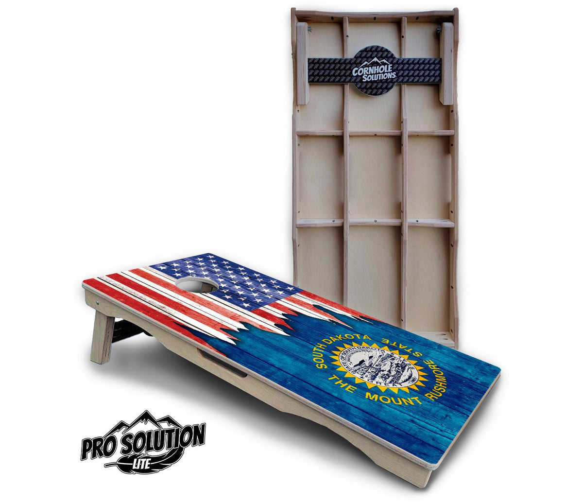 State Flag Cornhole Boards – SD to WY – Pro Lite or Pro Elite