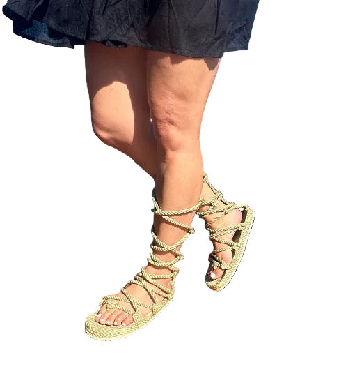 Spartan-The Boot handmade rope sandals by Nomadic State of Mind