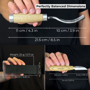 Spoon Carving Kit - Complete Starter Whittling Kit for Beginners Adults, Teens, and Kids