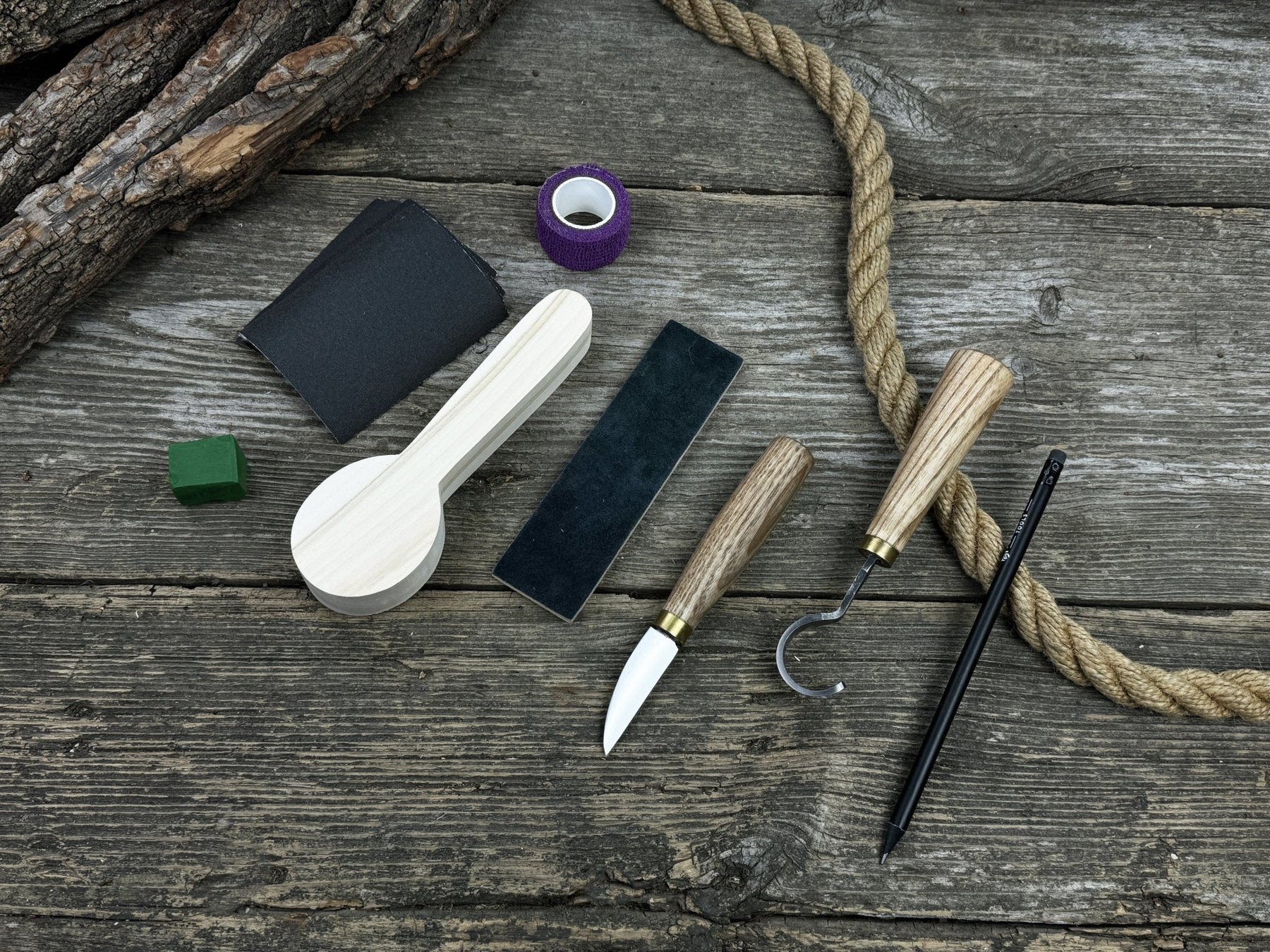 Spoon Carving Kit – Craft Your First Spoon with This All-Inclusive Starter Set