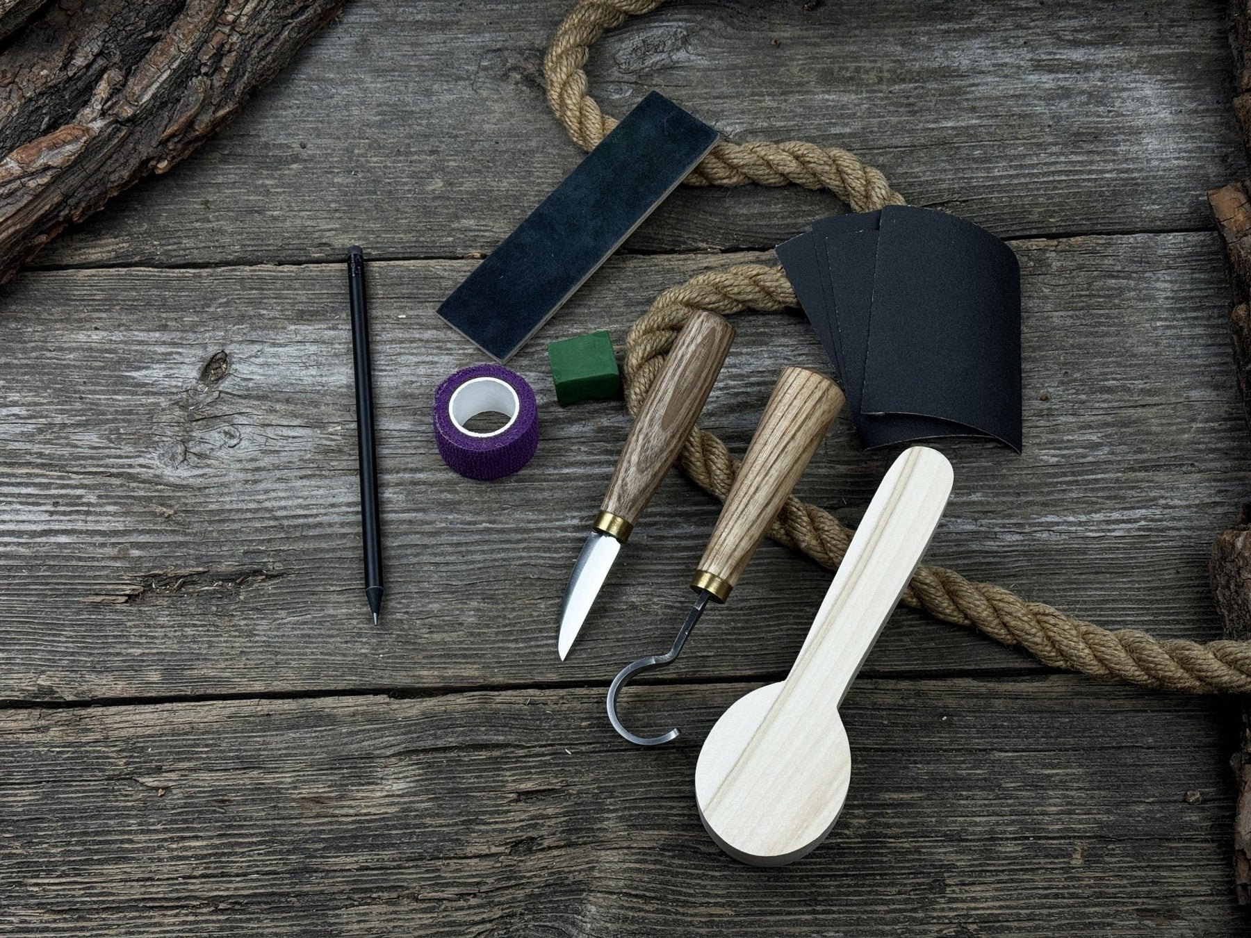 Spoon Carving Kit – Craft Your First Spoon with This All-Inclusive Starter Set