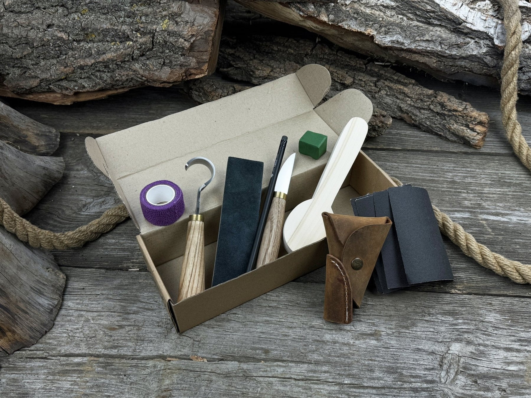 Spoon Carving Kit – Craft Your First Spoon with This All-Inclusive Starter Set