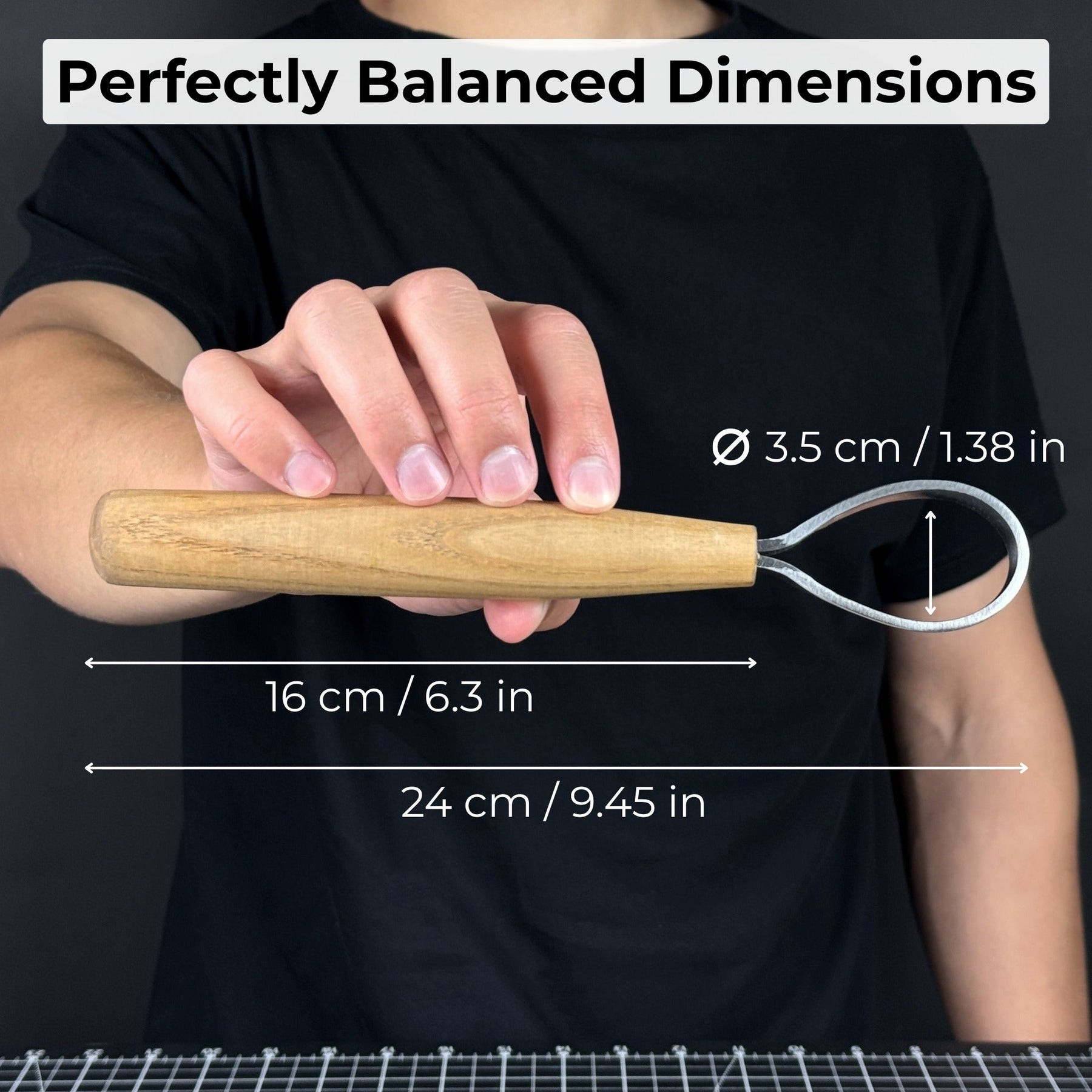 Spoon Carving Scorp Knife, ⌀3.5 cm (1.4 inches)