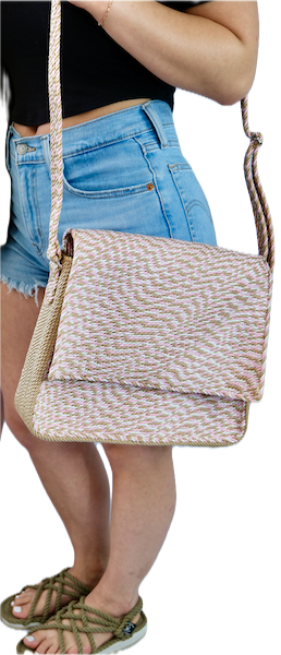 Square Bag handwoven rope bag by Nomadic State of Mind, view 10
