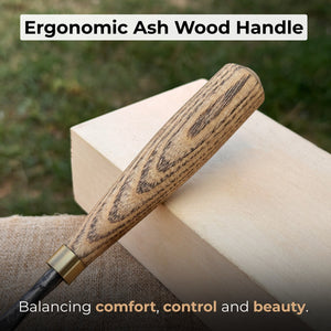 Straight Wood Carving Gouge, 5 - 12 mm (0.20 - 0.47 inches)