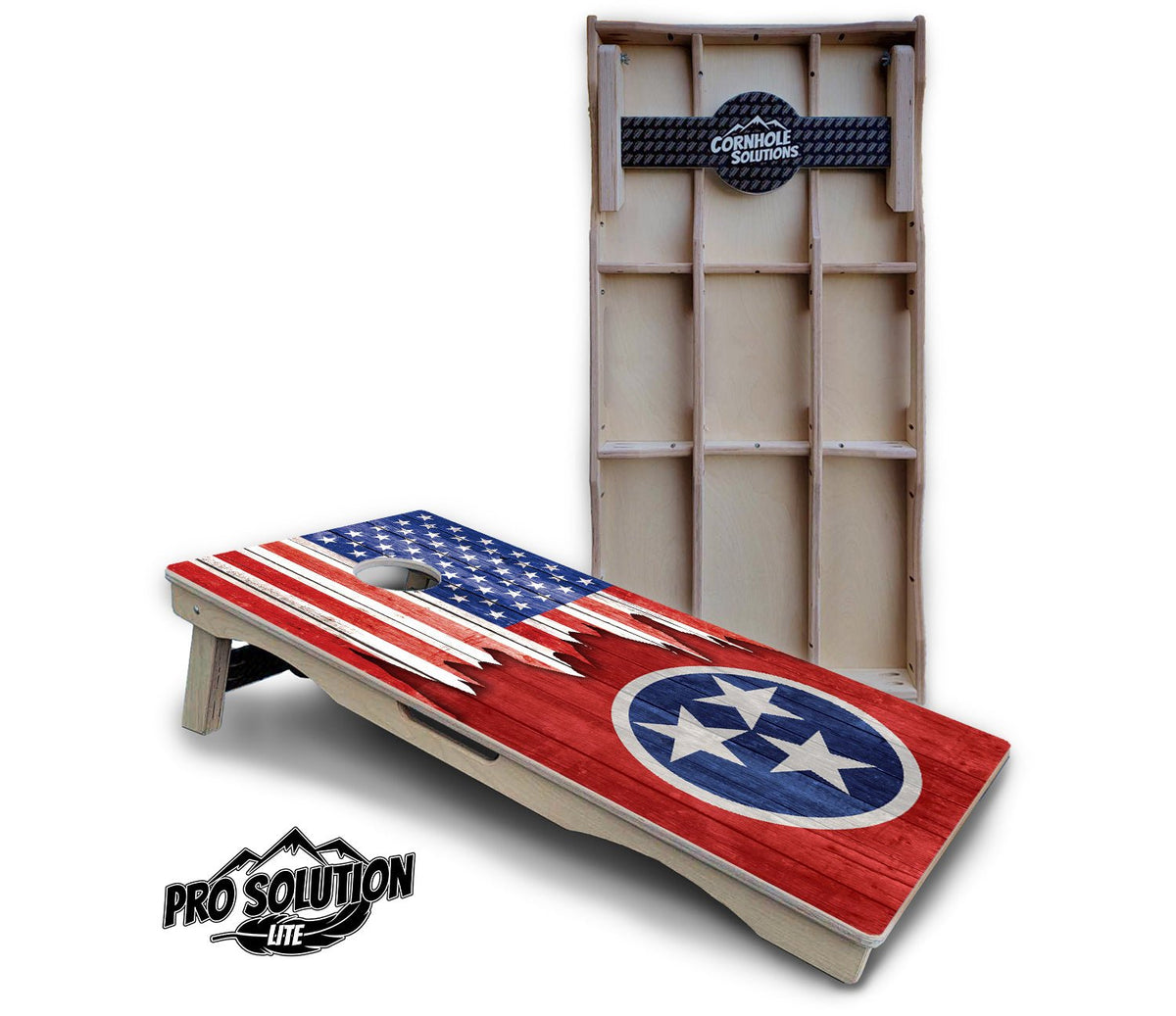 State Flag Cornhole Boards – SD to WY – Pro Lite or Pro Elite