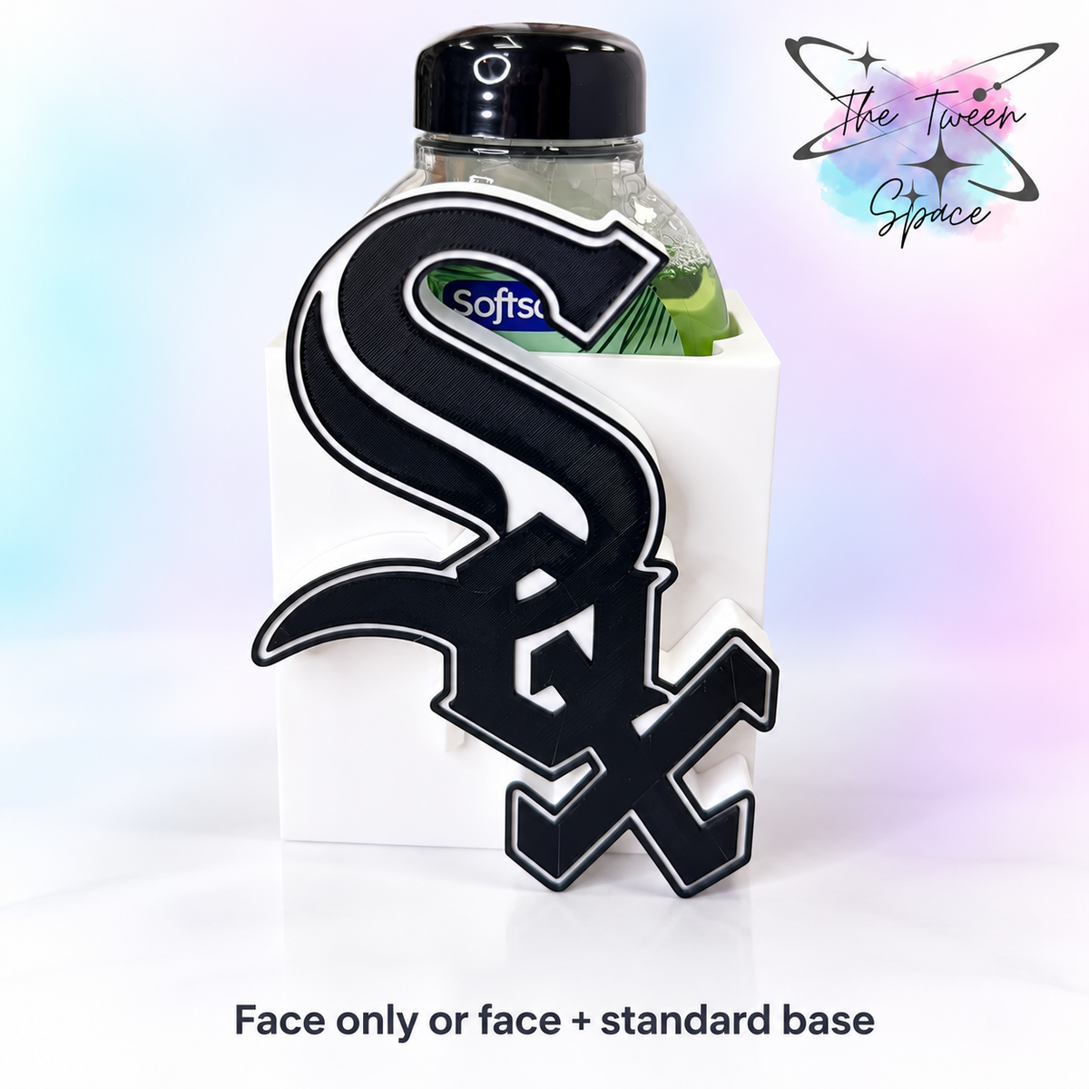 Chicago White Sox 3D printed interchangeable face by The Tween Space; choose face only or face with standard base
