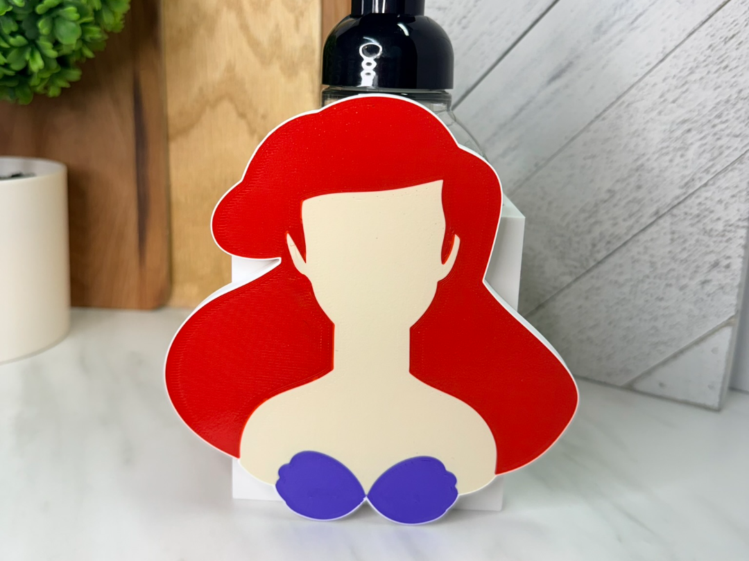 Mermaid Princess Interchangeable Face by The Tween Space; source design photo