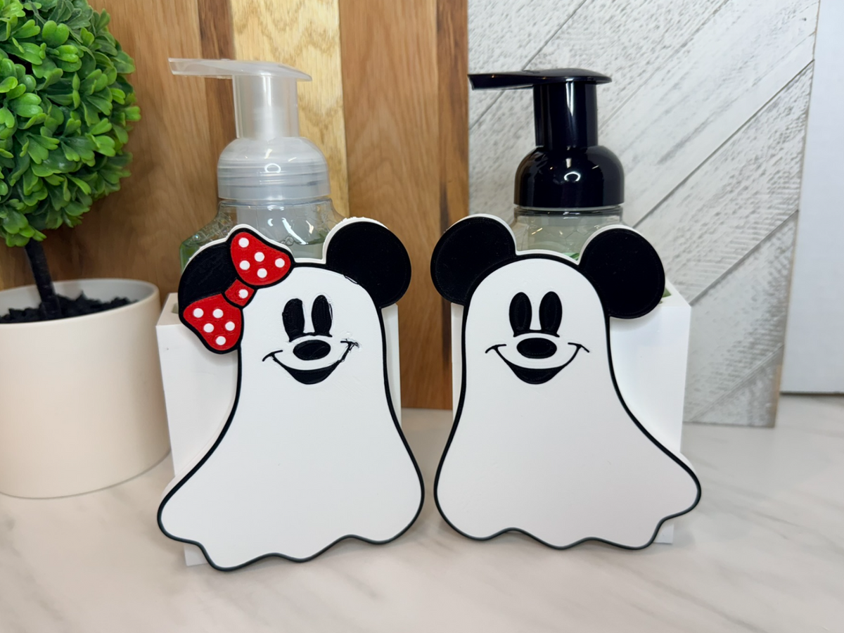 Ghost Mouse Interchangeable Face by The Tween Space; choose one pictured design; source design photo