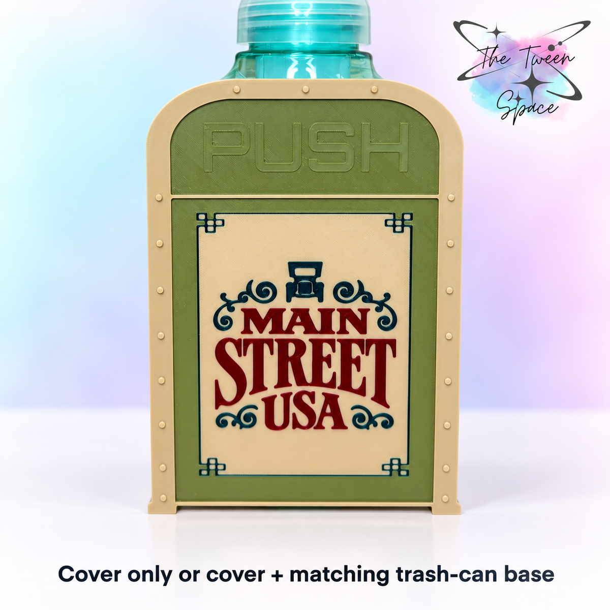 Trash Can - Main Street USA Interchangeable Cover by The Tween Space
