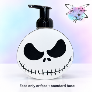Skeleton Head Interchangeable Face, one design, with The Tween Space branding; decorative face or matching set available