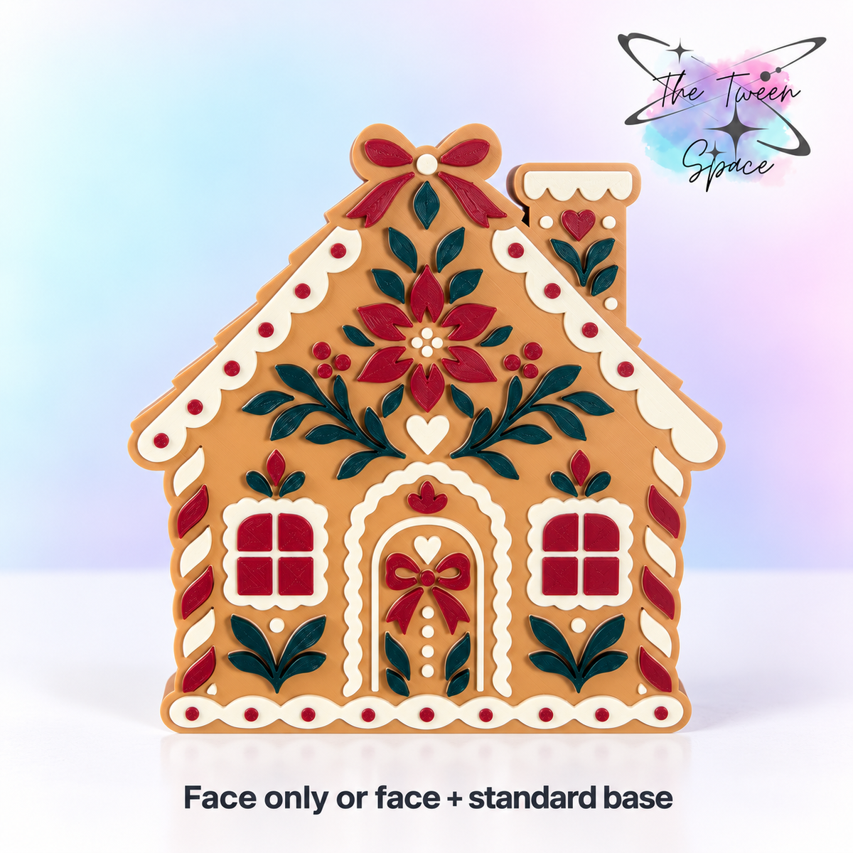 Gingerbread House Interchangeable Face by The Tween Space
