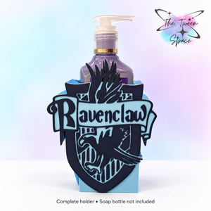 Ravenclaw soap holder with The Tween Space branding; soap bottle shown for display and not included