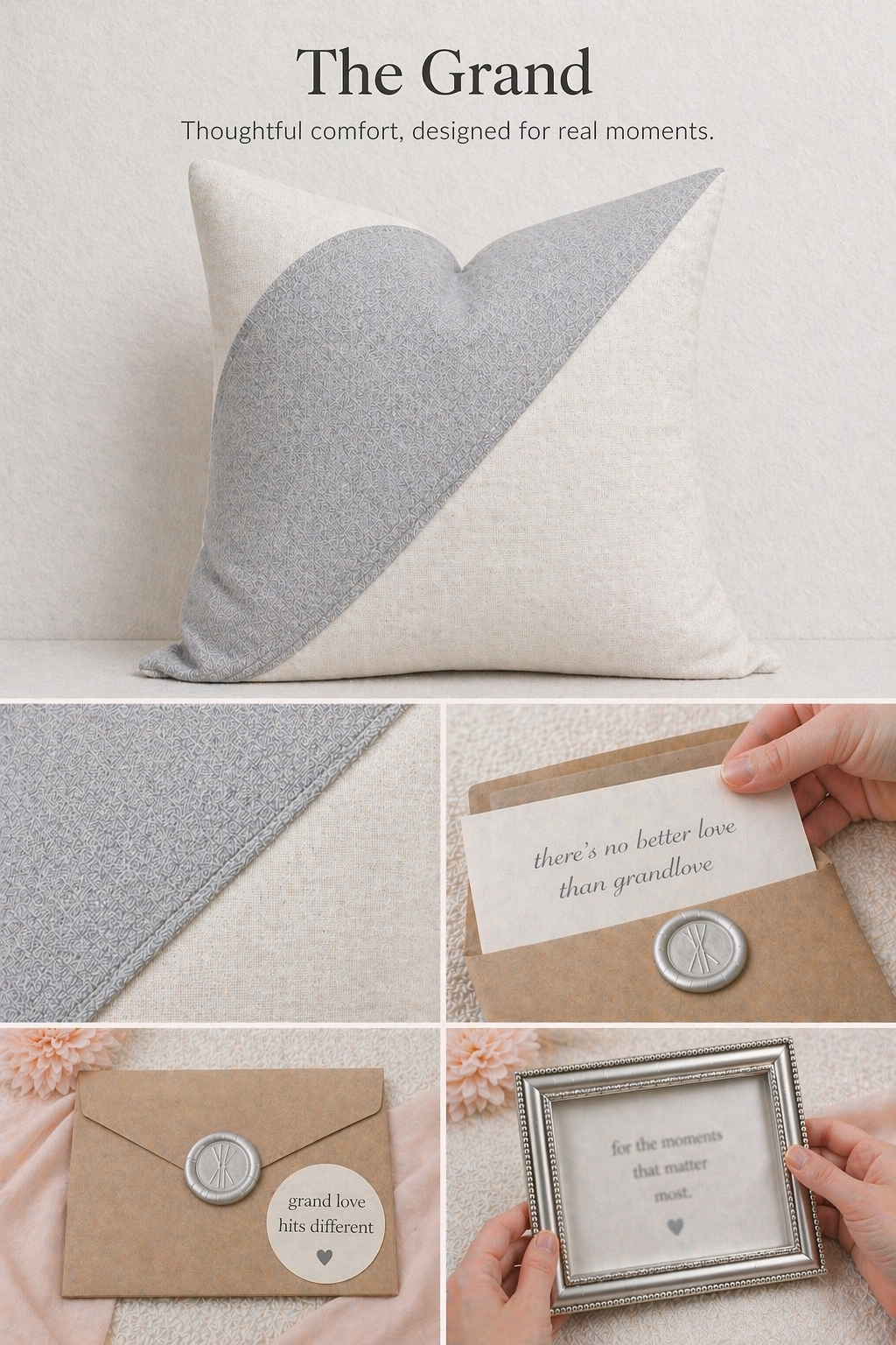 The Grand Pillow Pack Mini for New Grandparents by PillowPackShop