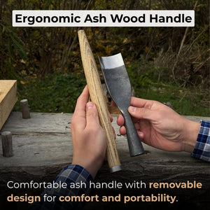 Timber Framing Rounded Chisel, 20 - 100 mm (0.8 - 3.9 inches)