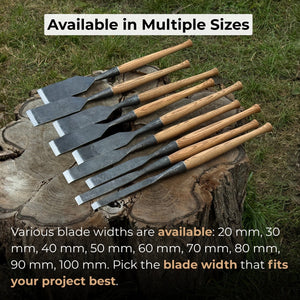 Timber Framing Sliсk Chisel, 20 - 100 mm (0.8 - 3.9 inches)
