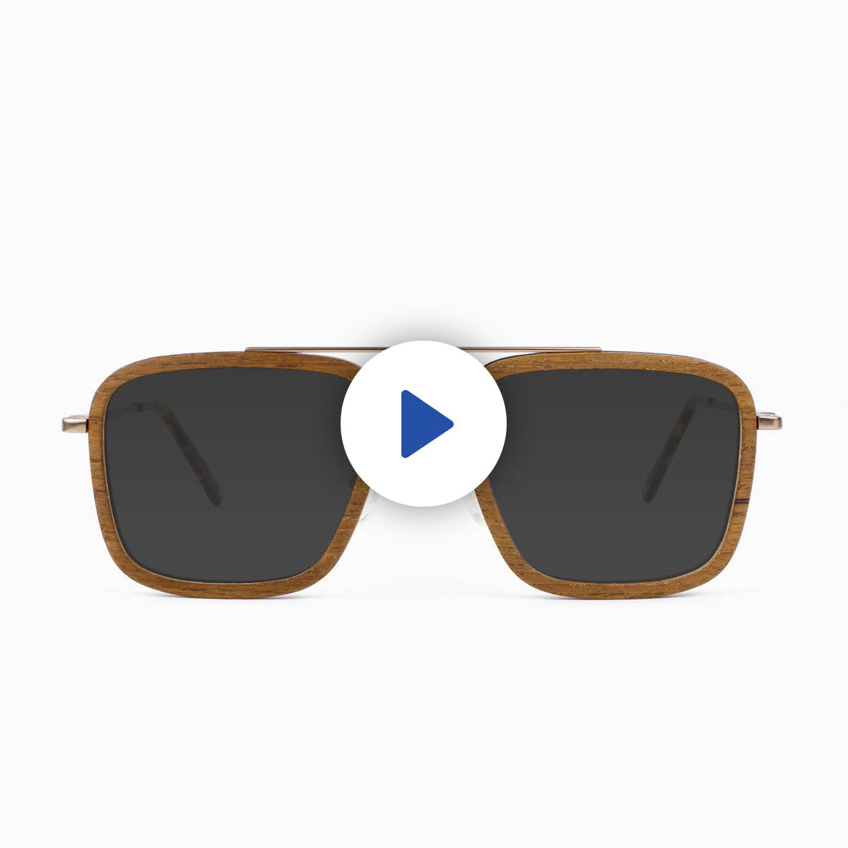 Captiva - Metal & Wood Sunglasses