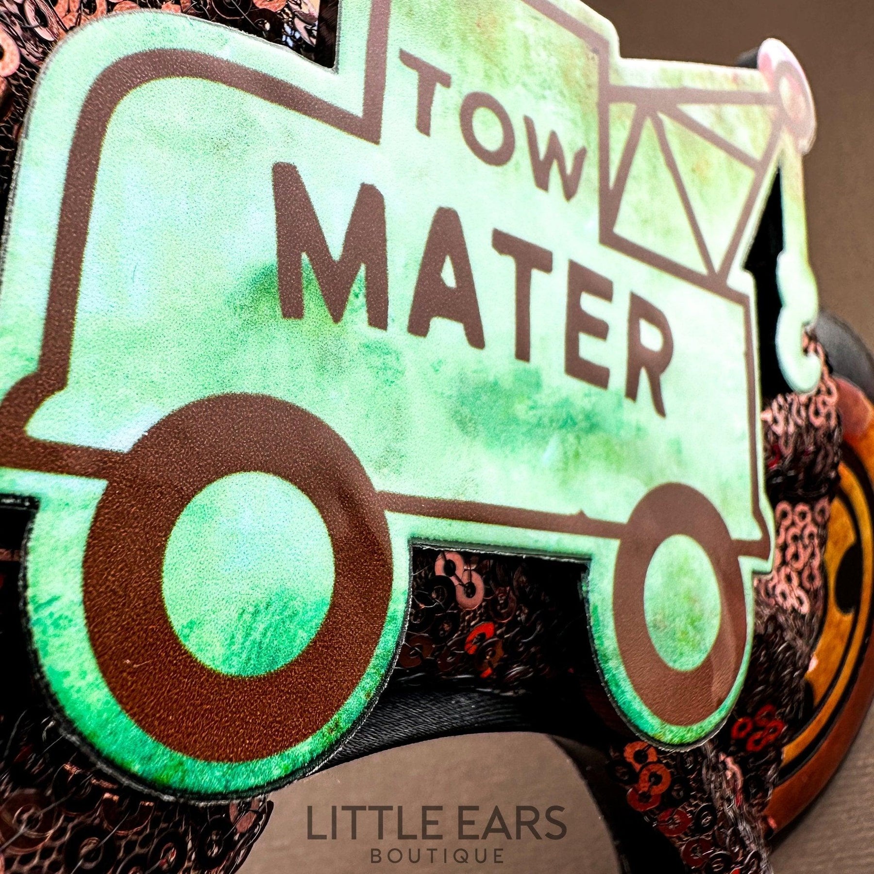 Tow Truck Ears by Little Ears Boutique, headbands detail photo 2