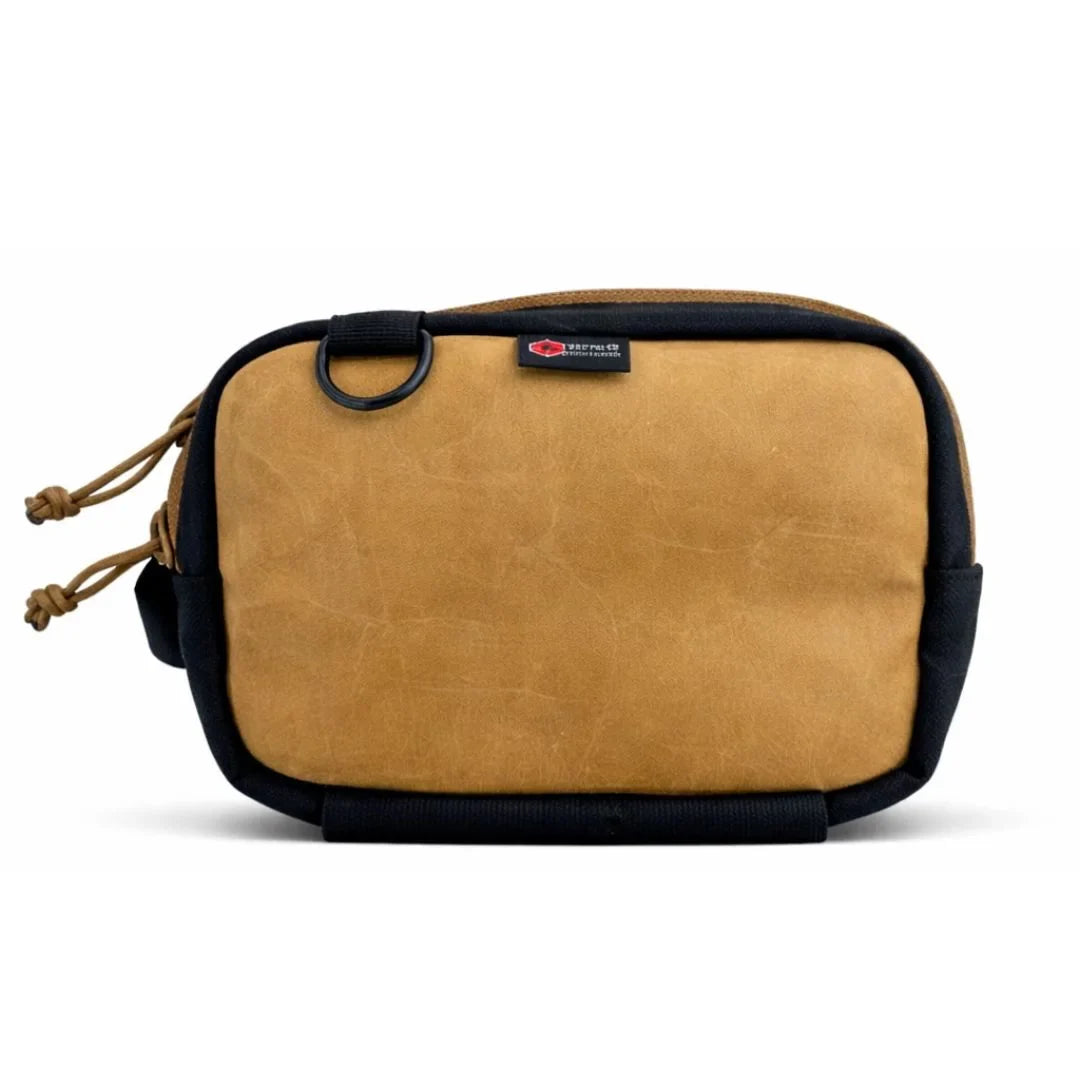 TrailHound Fanny Pack - Boot Leather Edition by Recycled Firefighter, handmade leather goods main product photo