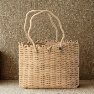 Travel Bag handwoven rope bag by Nomadic State of Mind