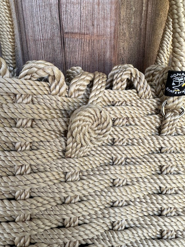 Travel Bag handwoven rope bag by Nomadic State of Mind, view 17